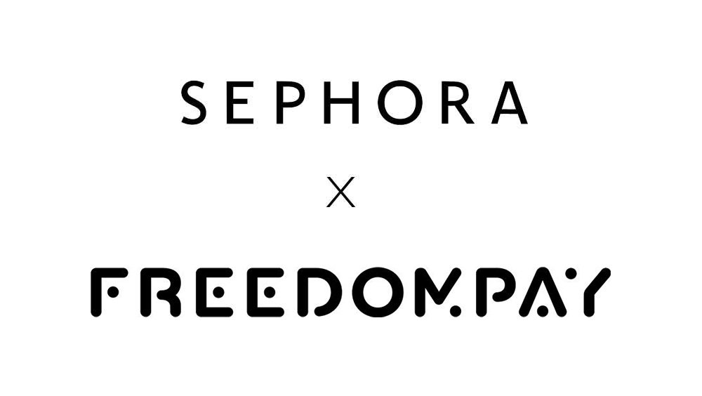 Sephora x Freedompay logos