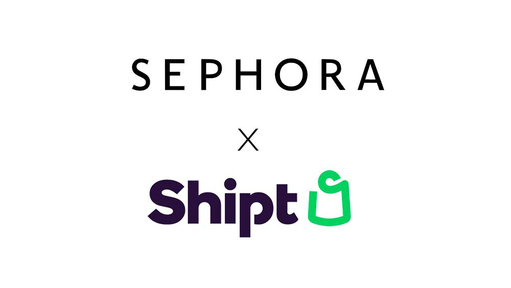 Sephora x Shipt logos