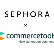 Sephora logo X commerceTools logo