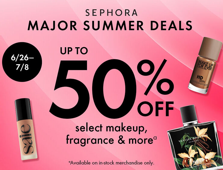 Sephora Major Summer Deals graphic