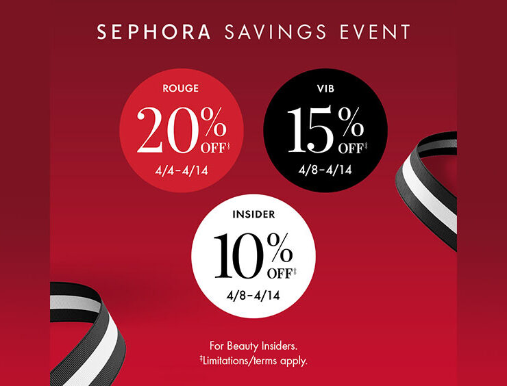 Sephora Savings Event graphic