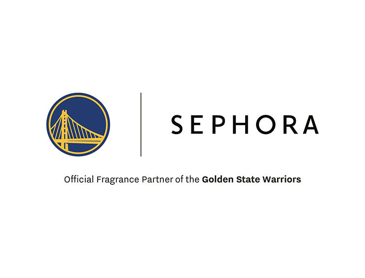 Warriors and Sephora Logos
