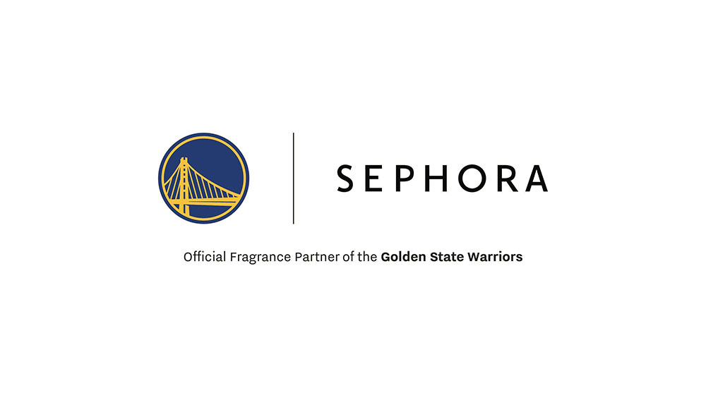 Warriors and Sephora Logos