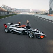 F1 Academy Driver on Track