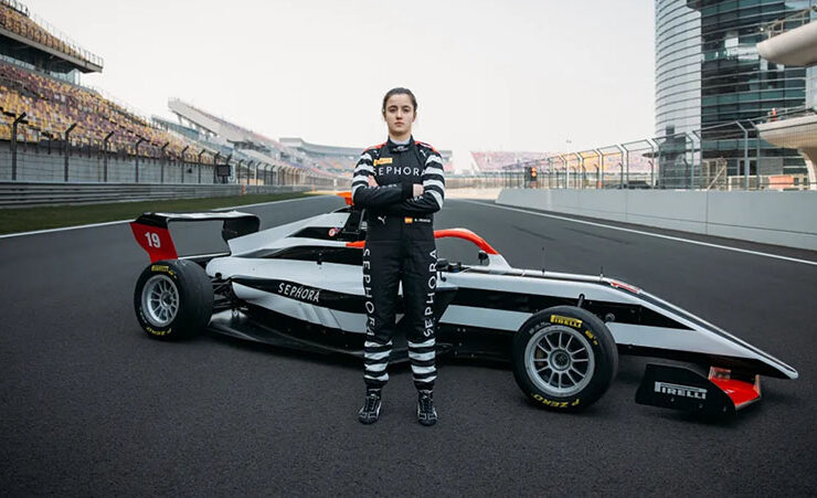 F1 Car and Driver